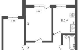 Продажа 2-комнатной квартиры, 60.6 м, Жамбыла Жабаева, дом 80